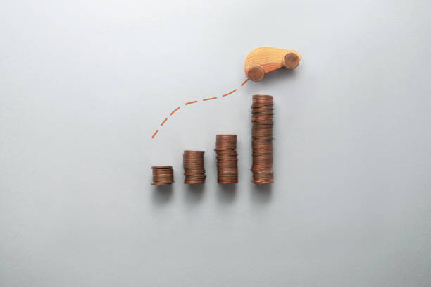 istock Rising fuel prices concept 1410282831