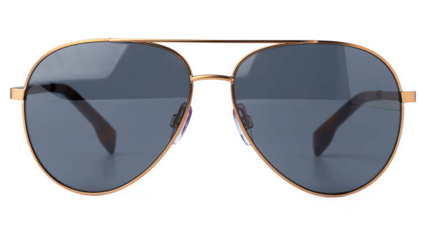istock Stylish sunglasses isolated on white background, close up 1410286734