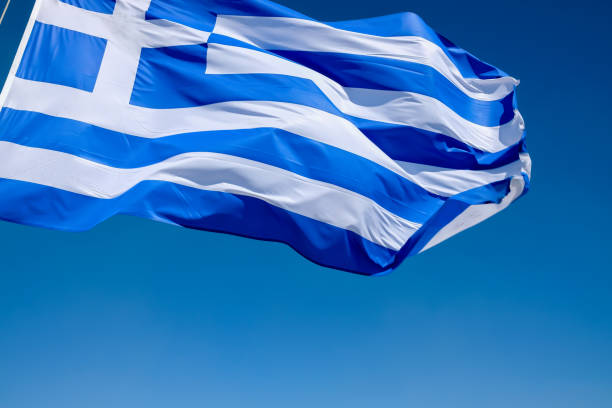 istock National Greek Flag 1410290455
