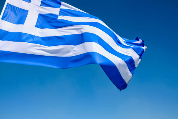 istock National Greek Flag 1410290460