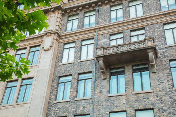 istock Abstract office building exterior detail 1410292146