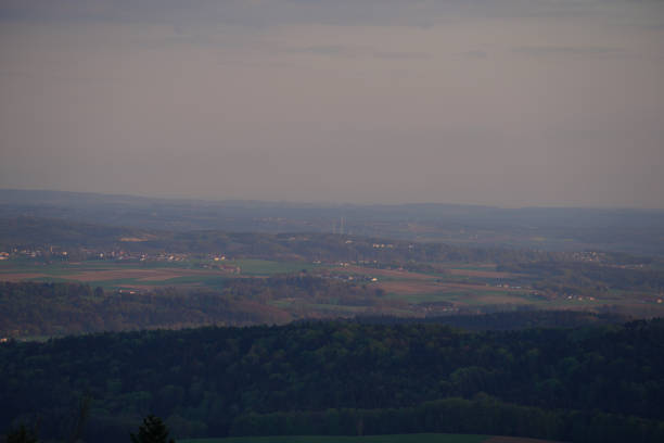 Forest areas in Germany photographed in the spring month of May