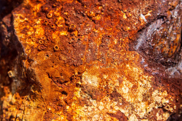 The vintag rusty grunge steel textured background