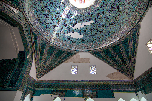 inside the Karatay Madrasa in Konya,  Turkey