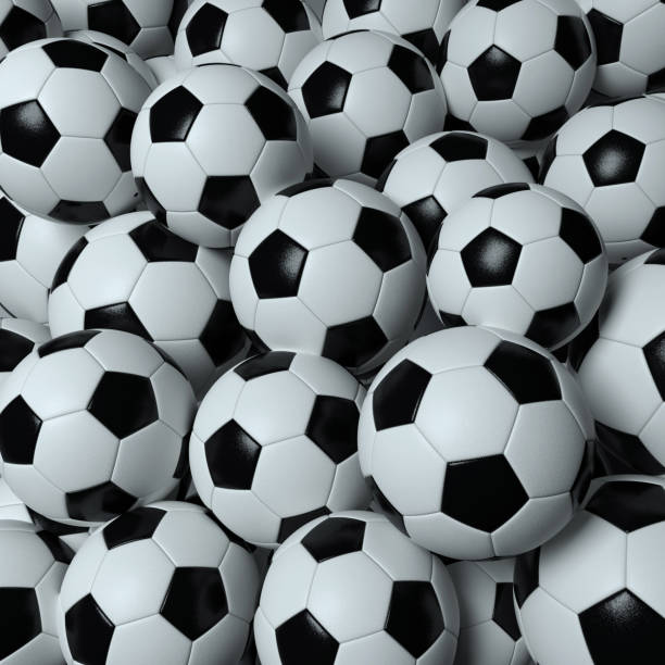 istock Footballs all over 3d 1410338318