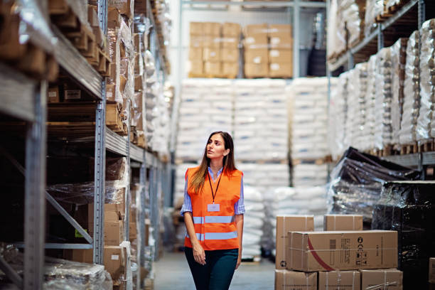 istock Portrait of warehouse manager 1410347886