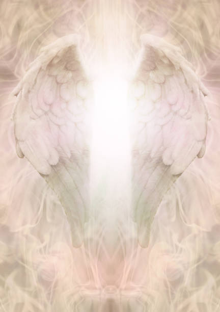 istock Golden Angel Diploma Award Certificate Memo Template Background 1410357530