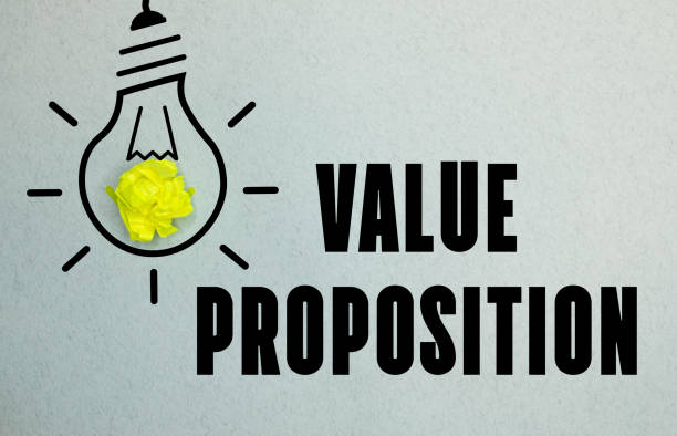 istock Financial concept about Value Proposition with inscription on the page. 1410357911