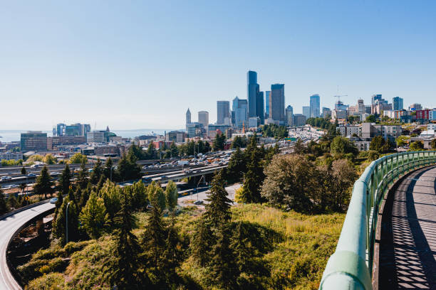 Downtown Seattle City Skyline