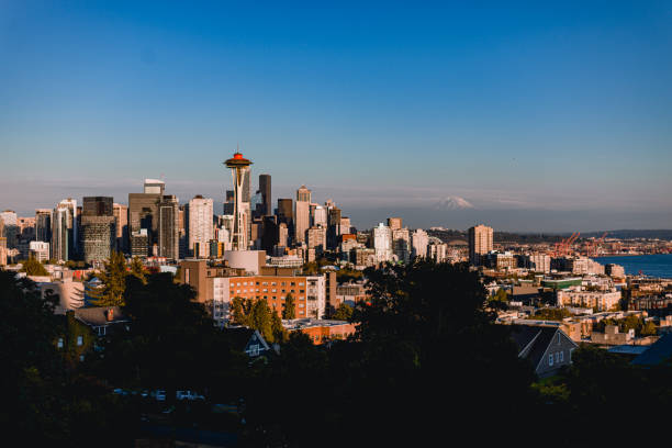 istock Downtown Seattle Buildings and Architecture City Skyline 1410359331