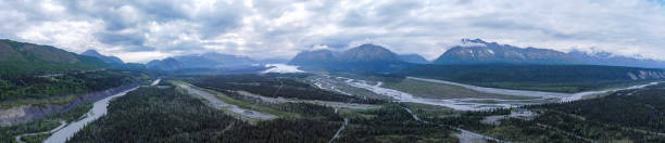 istock Panoramic Drone captures glaciers in Chugach National Forest 1410371473