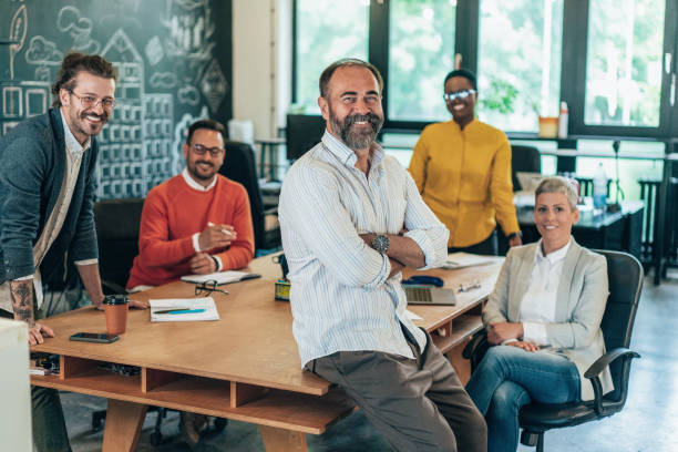 istock Portrait of business team 1410371537