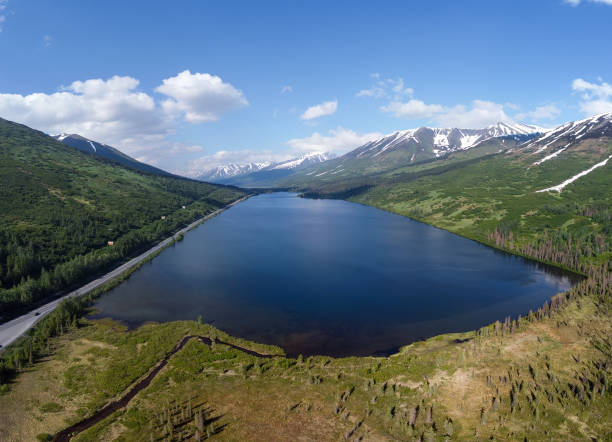 istock Panoramic View of a Yukon valley in wilderness ，Yukon Canada 1410372512