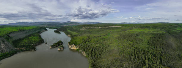 istock Panoramic View of a Yukon valley in wilderness ，Yukon Canada 1410372579
