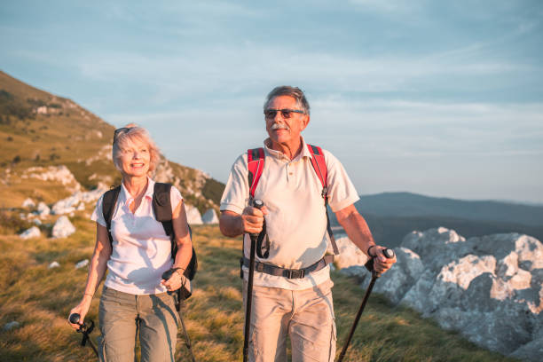 istock Lovely Married Couple Exploring Nature And Wildlife 1410390145