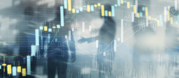 istock Universal financial background for presentations and websites. Mixed Media 1410400461