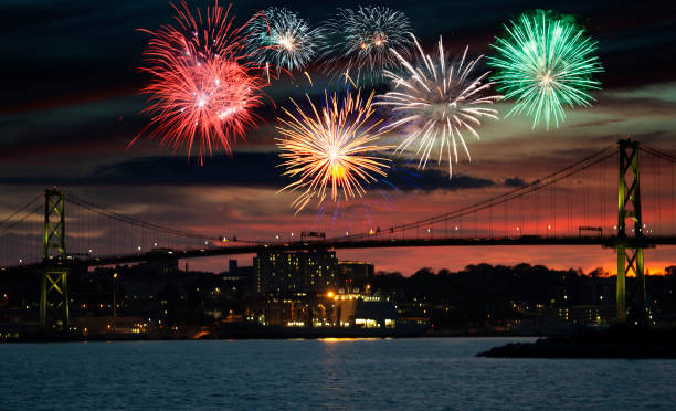 istock Fireworks over Halifax, Nova Scotia, Canada. 1410414965