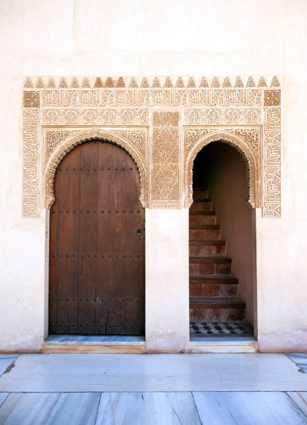 istock Alhambra door and stairs 1410416145