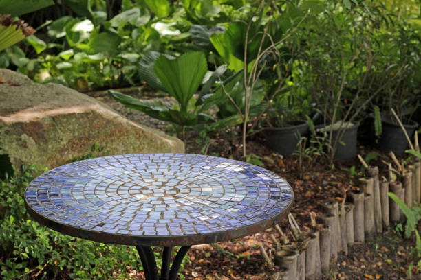 istock Garden table top outdoors 1410417059