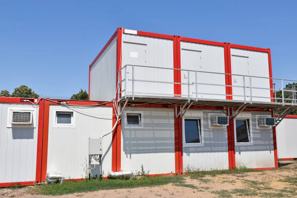 istock Mobile industrial home containers at the construction site 1410417138