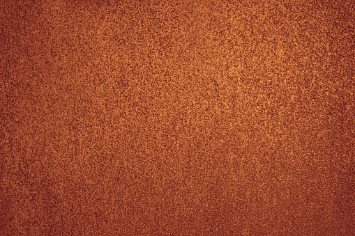 Orange rust texture. Old rough metal surface. Rusty background with space for design.