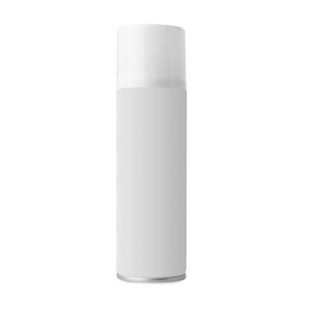istock Spray can mockup isolated on white background with clipping path 1410420247