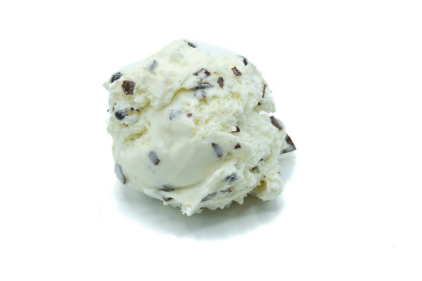 istock A scoop of Stracciatella ice cream isolated on white background 1410420387