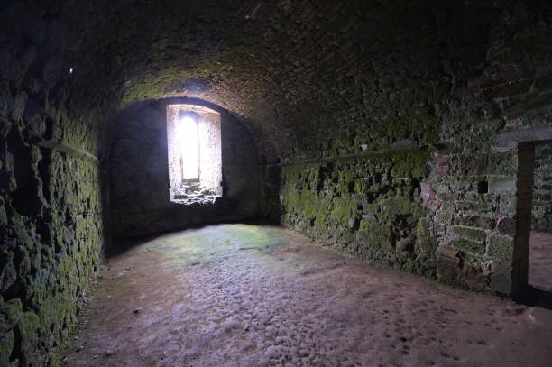 istock The undercroft of a Medieval abbey. 1410435276