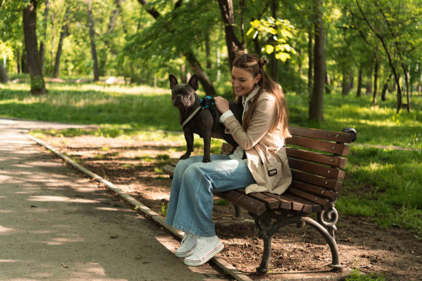 istock Woman with pet 1410436211
