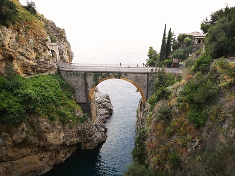 Bridge over Fiordo di Furore on the Amalfi Coast