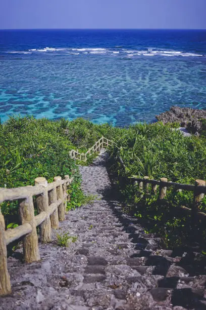 Photo of Miyakojima Island, a remote island in Okinawa Prefecture Imugyah Marine Garden, a superb view of Japan