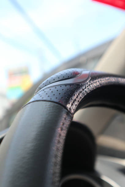 istock Car steering wheel 1410439874
