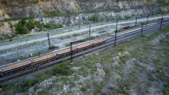 British Columbia landscapes via rail travel