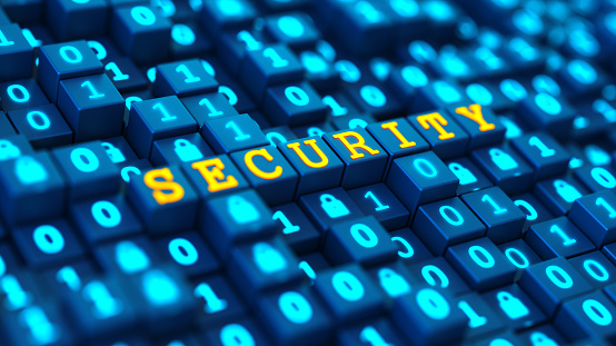 Security And Binary Code Big Data With Binary Computer Code Hacker ...