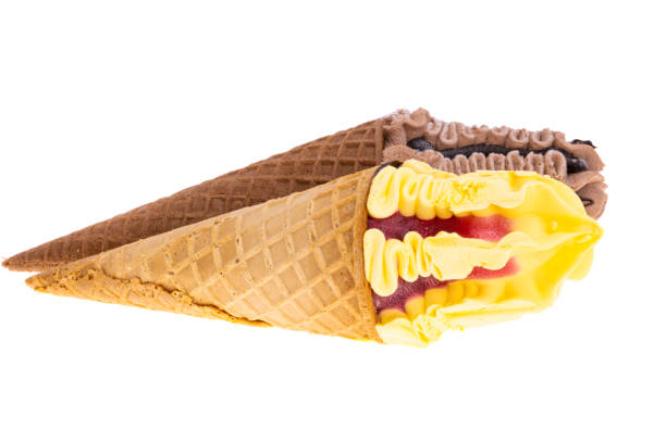 istock ice cream in waffle cone isolated 1410452547