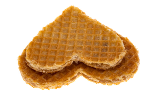 istock dutch waffle heart isolated 1410455279