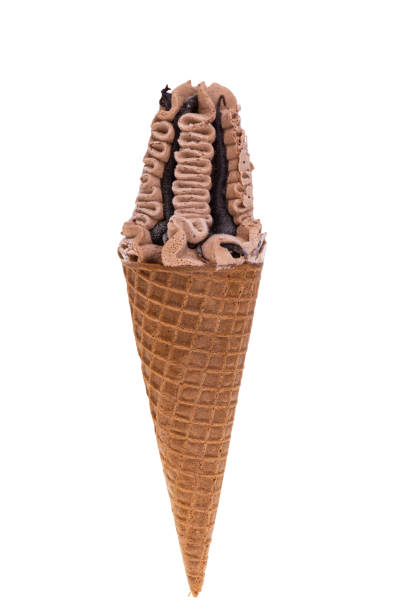 istock ice cream in waffle cone isolated 1410455869