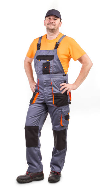 istock A happy worker in a semi-overalls. 1410456907