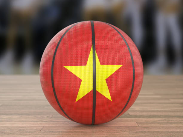 istock Basketball ball Vietnam flag 1410457969