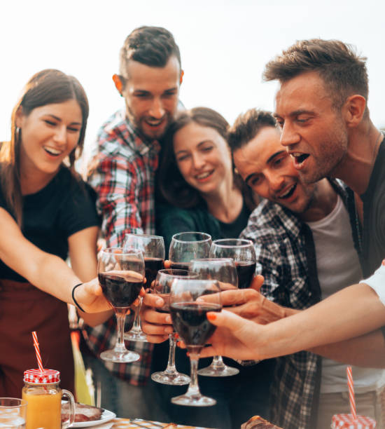 istock wine toasting in italy during the picnic 1410458426