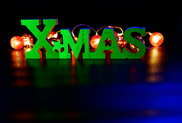 studio shot of christmas decoration