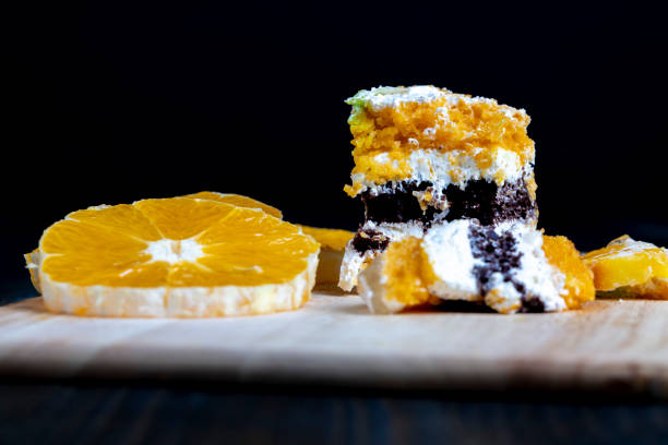 istock sliced fresh oranges and a piece of orange dessert 1410461119