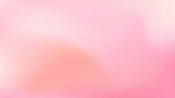 추상 핑크 컬러 배너. 흐린 조명 그라디언트 - soft pink flash stock illustrations