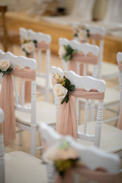 istock wedding chair decoration, event chair 1410462543