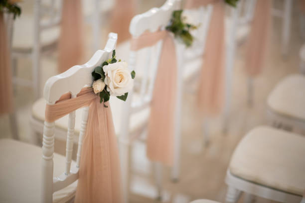 istock wedding chair decoration, event chair 1410462559
