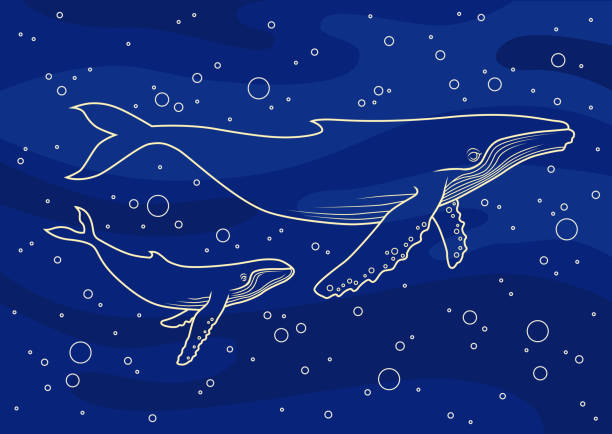 istock Family of the whales 1410474456