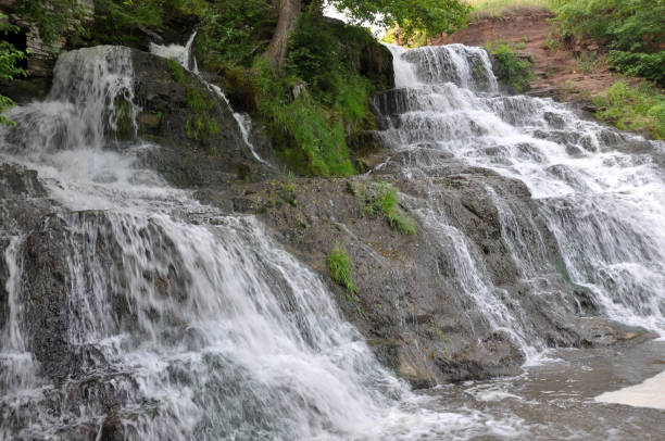 istock Dzhurinsky (Chervonogorodsky) waterfall in Ukraine 1410479228
