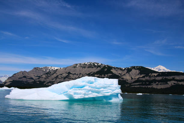 アイシー ベイの氷山、アラスカ、アメリカ合衆国 - glacier alaska iceberg melting ストックフォトと画像
