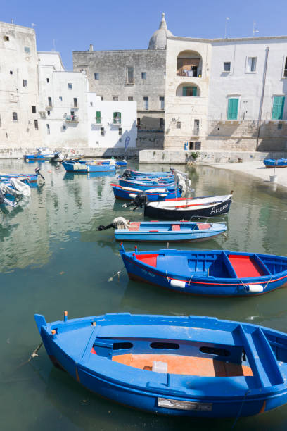 Old fishing port Monopoli in Puglia Italy