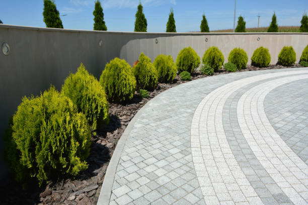 Design of landscaping in the garden, park, square, recreation area Fragments of modern design from landscaping in the garden, park, square, recreation area cobblestone stock pictures, royalty-free photos & images
